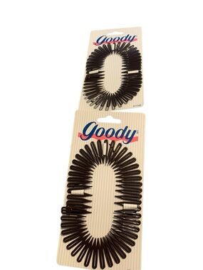 VTG Goody Flexible Comb Headband Ponytail Chignon Brown 1990s NOS #01996